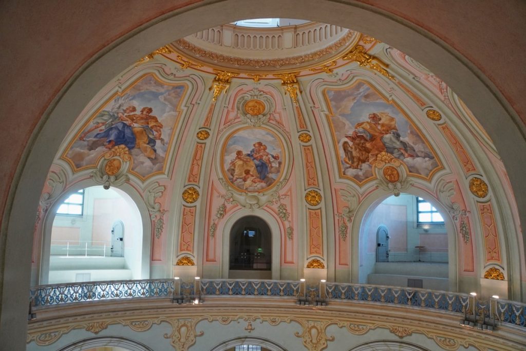 Gemälde in der Kuppel der Frauenkirche