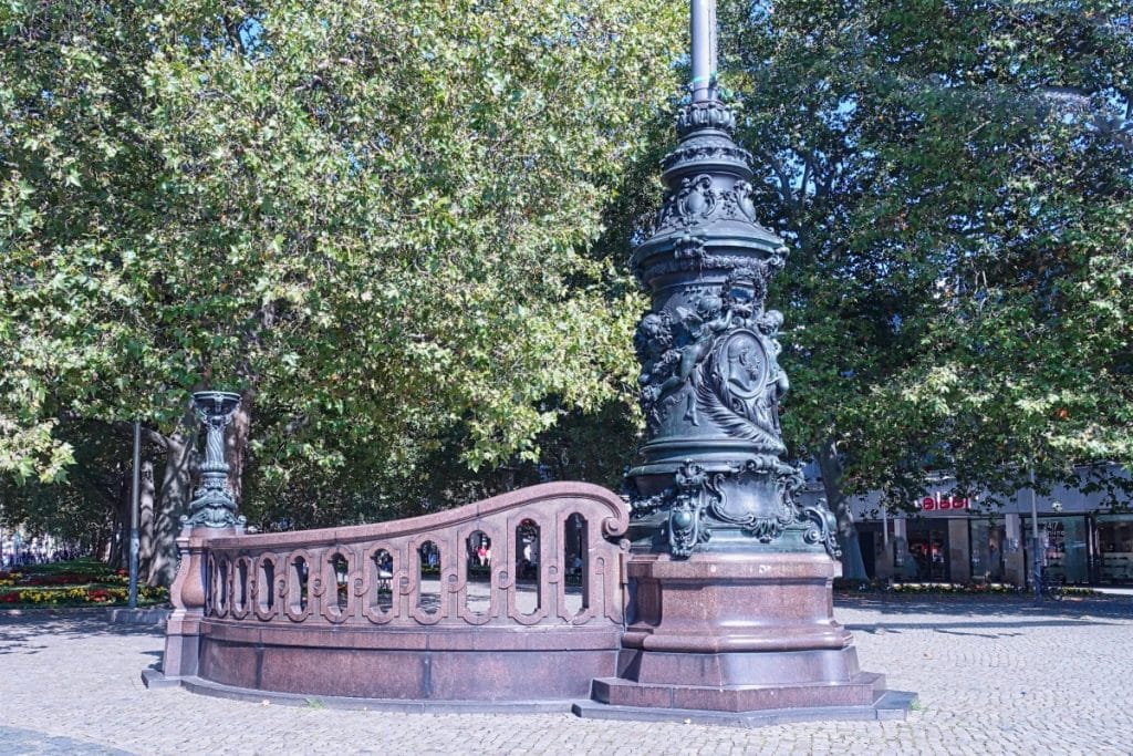 Fahnenmast in Dresden