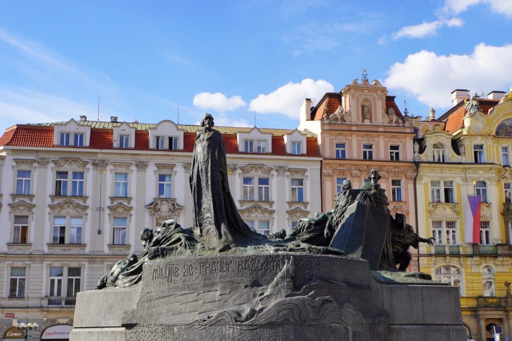 Jan-Hus-Denkmal in Prag
