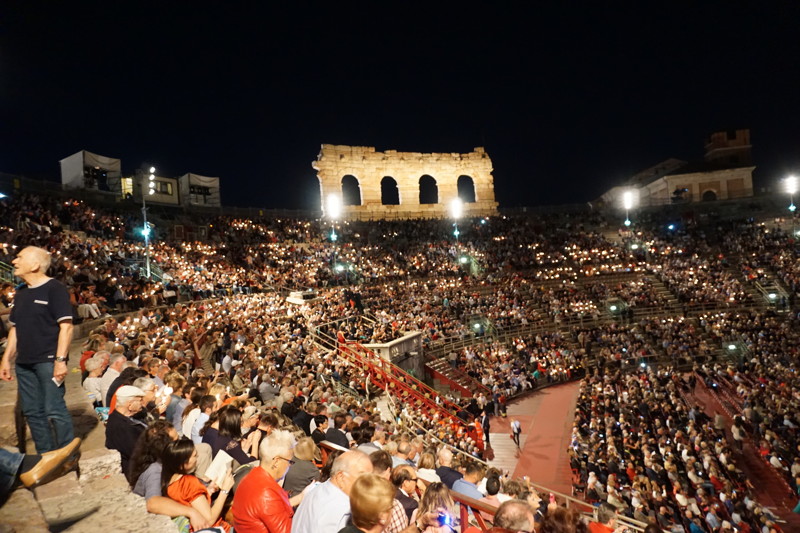 Aida in der Arena di Verona