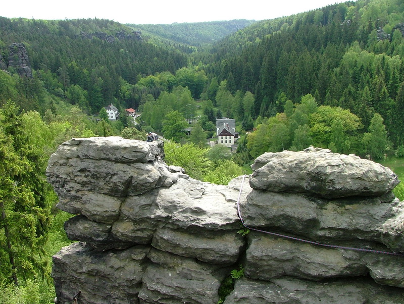 Klettern im Elbsandsteingebirge