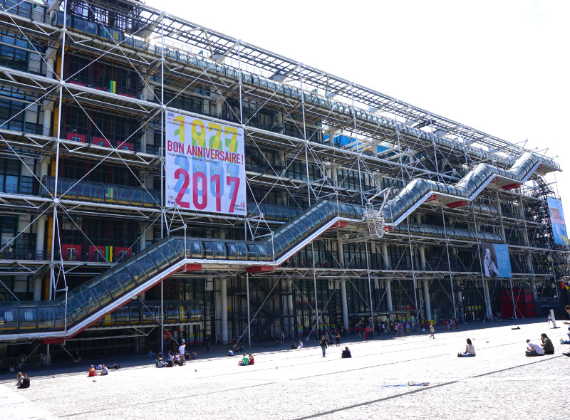  Centre Pompidou - Architektur in Paris