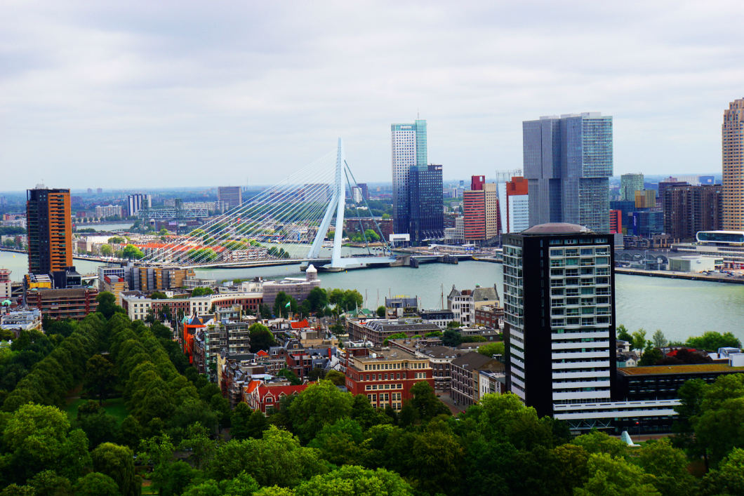Blick vom Euromast Rotterdam