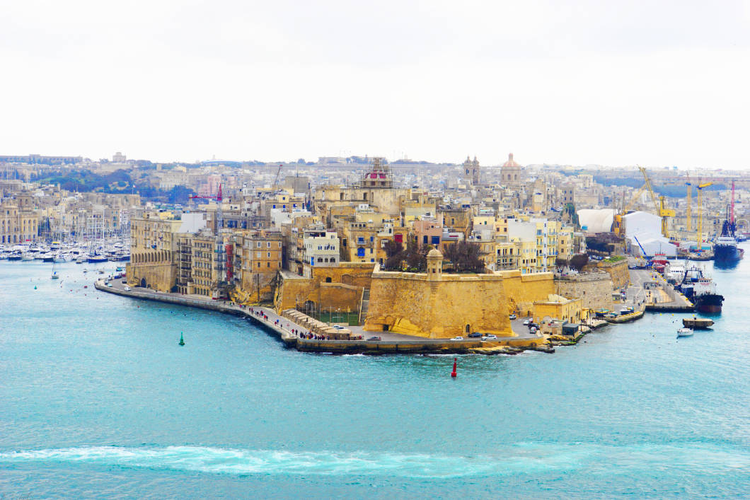 Hafen von Valletta auf Malta