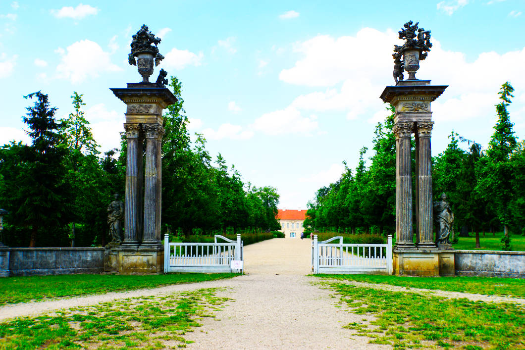 Parkeingang Schloss Rheinsberg