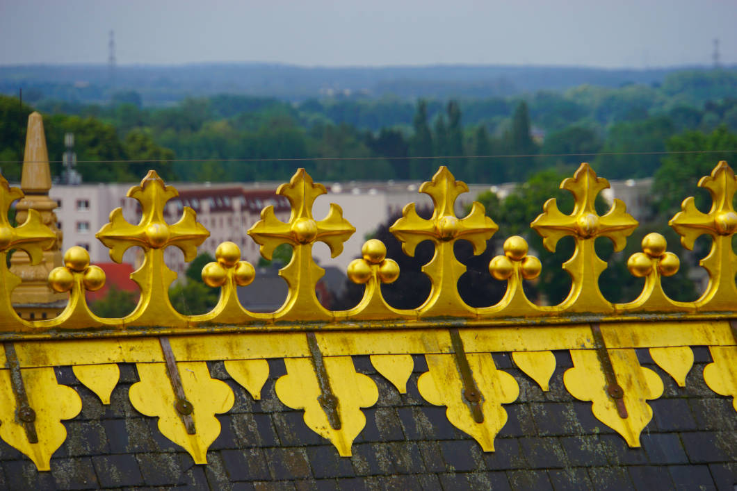 Dach Schloss Schwerin Detailaufnahme