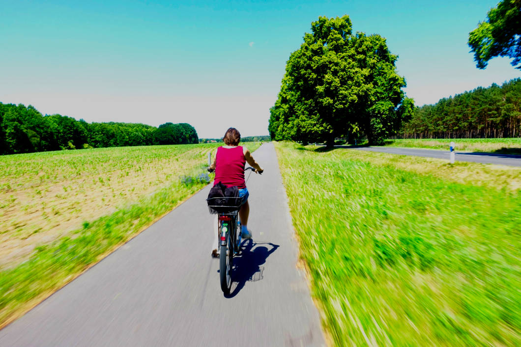 Mit den fahrrad Sommerurlaub in der Mecklenburgischen Seenplatte