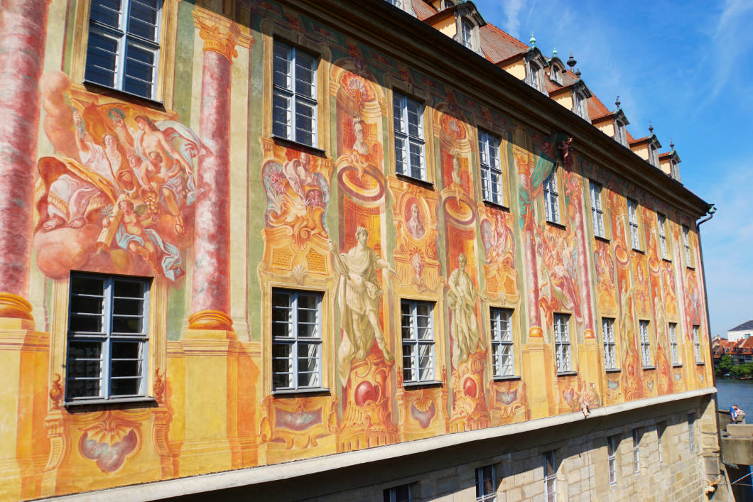 Fassade des Bamberger Rathauses