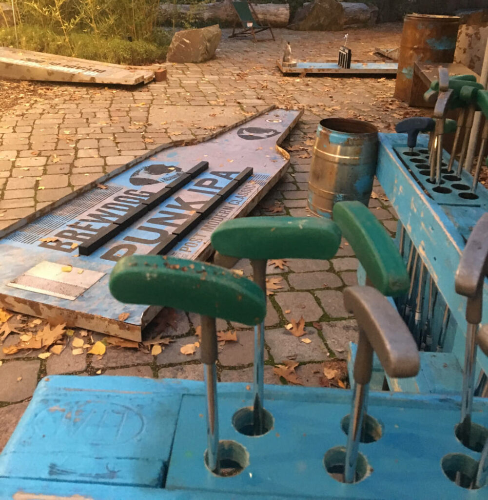 Minigolfanlage der Brauerei