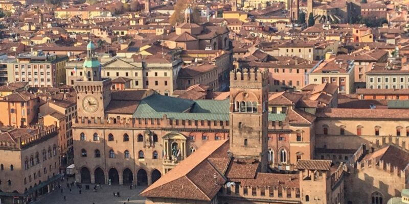 Blick über Bologna