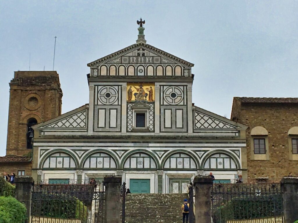 Basilika San Miniato al Monte am Aussichtspunkt über Florenz