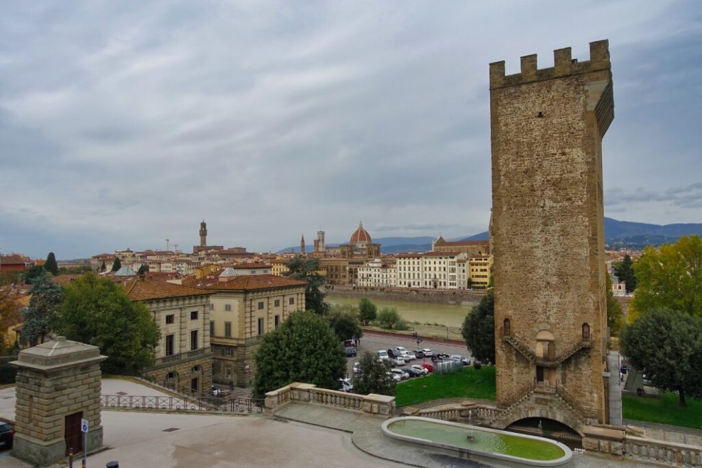 die Porta San Niccolò in Florenz