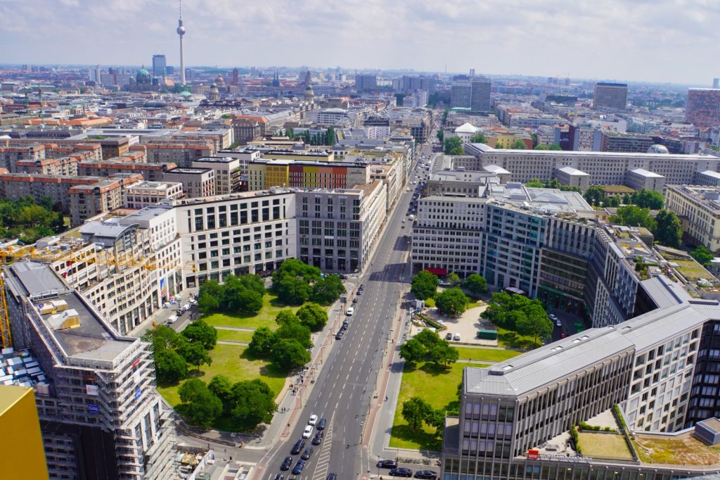 Leipziger Platz von oben