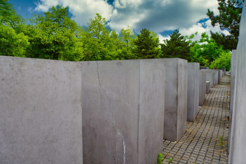 Denkmal für die ermordeten Juden EuropasStelenfeld