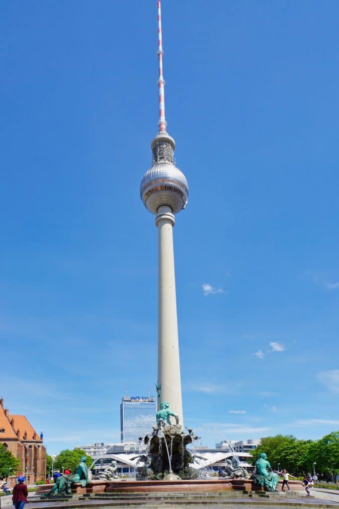 Neptunbrunnen und Berliner Fernsehturm