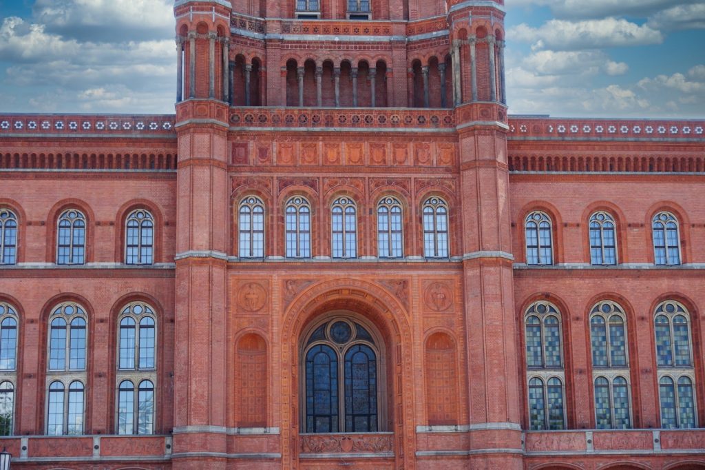 Detailansicht vom Roten Rathaus