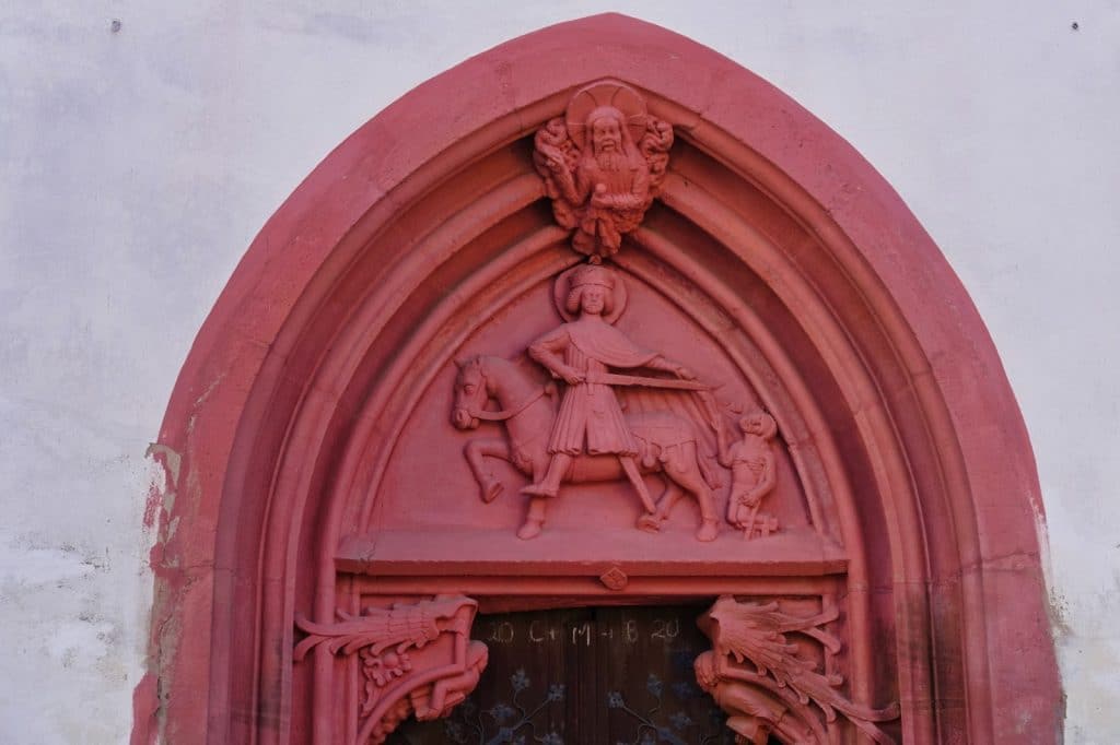 St.Martin am Eingang über der Martinskapelle
