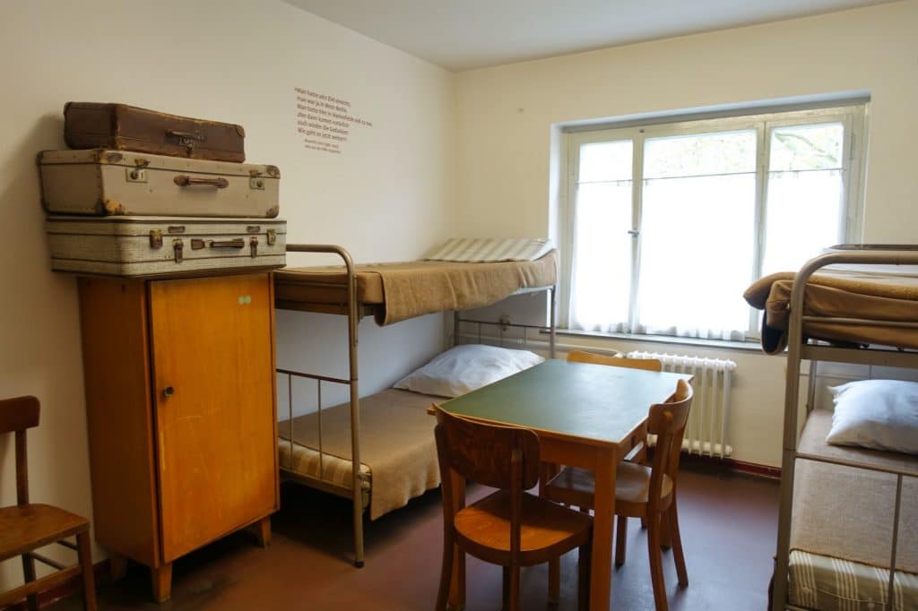 Zimmer im Notaufnahmelager Marienfelde