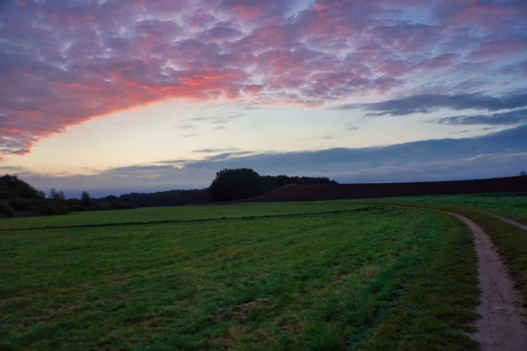Sonnenaufgang in Mecklenburg-Vorpommern