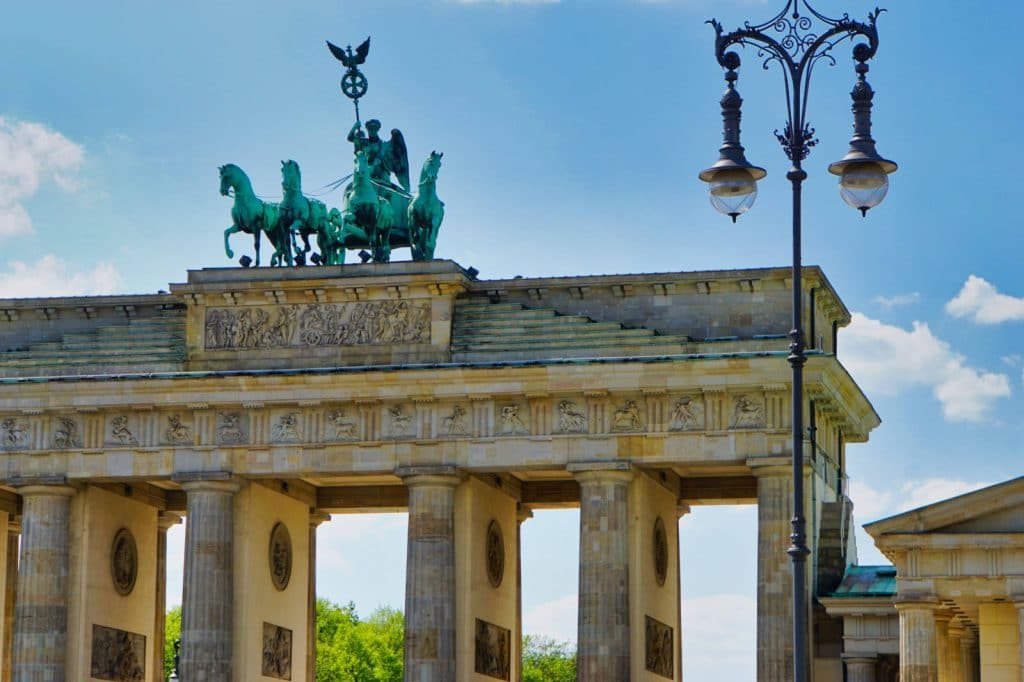 seiltlicher Blick auf das Brandenburger Tor