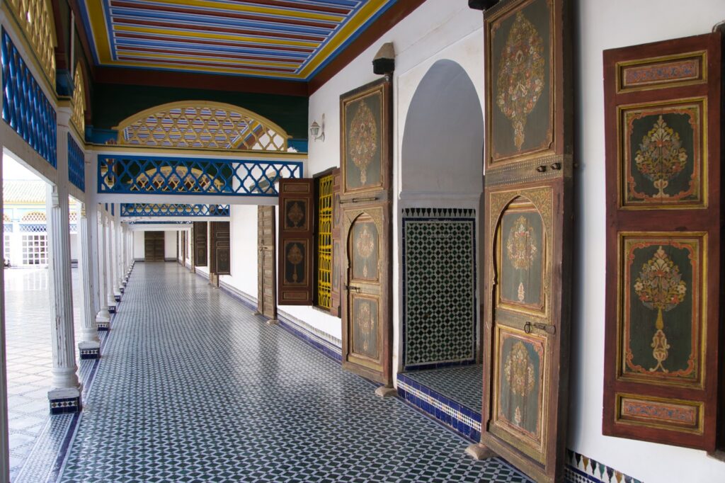 Ehrenhof im Bahia Palast Marrakesch