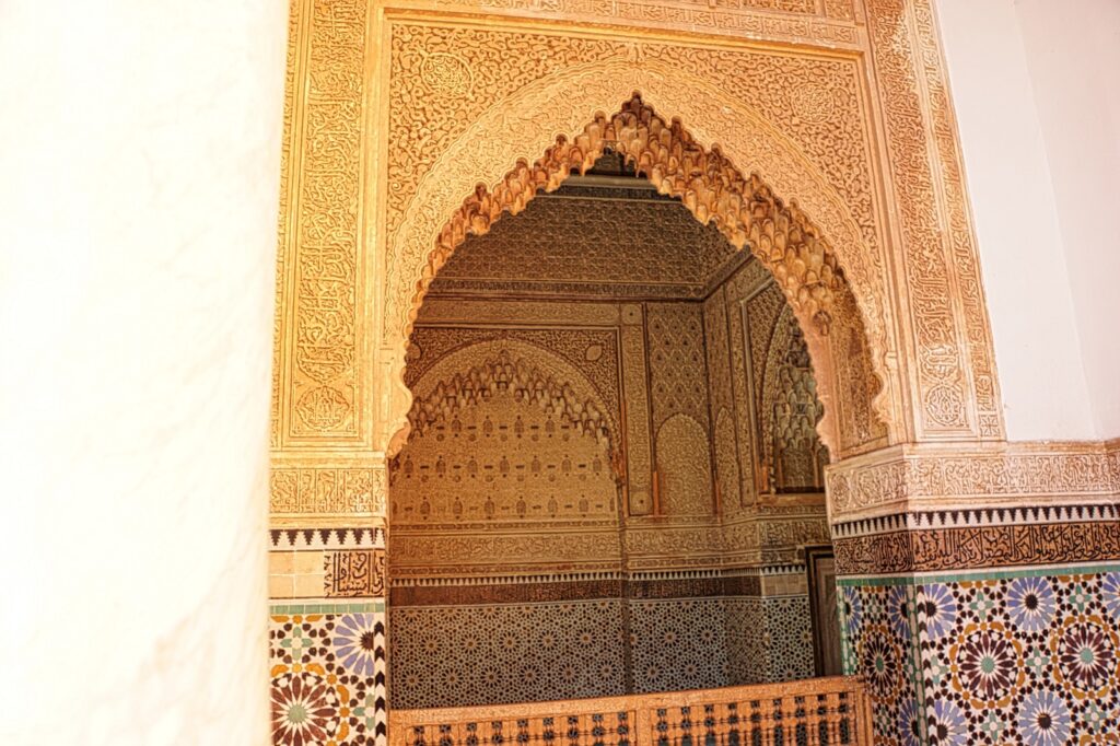 Kleines Mausoleum in Marrakesch