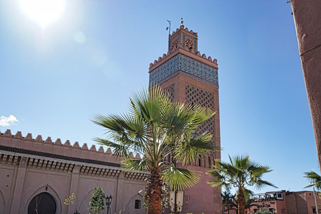 Marrakesch - Moschee am Eingang
