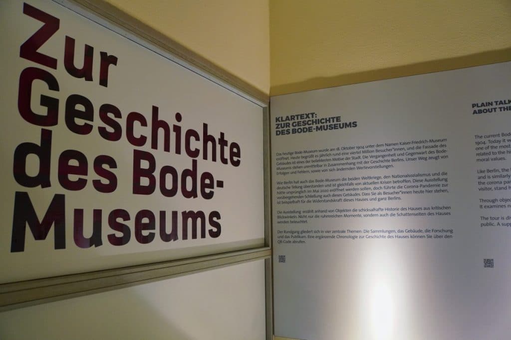 Ausstellung Klartext in Bode Museum