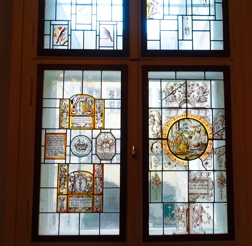 kunstvolle Fenster in der Wohnung Kulturhistorisches Museum Görlitz
