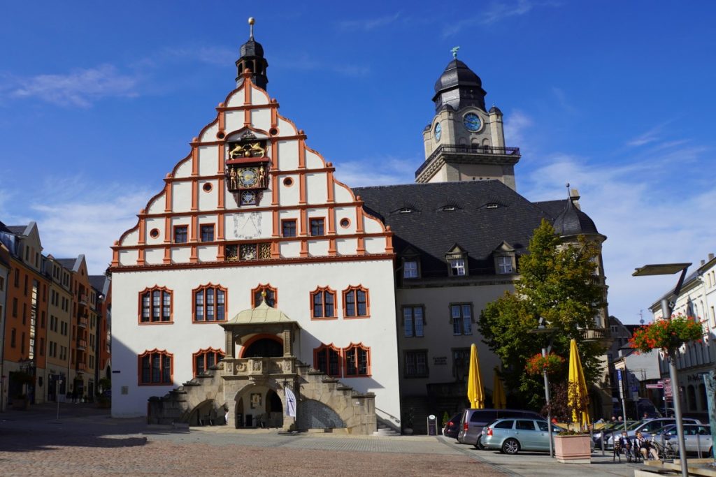 Plauen Spitzenstadt altes Rathaus