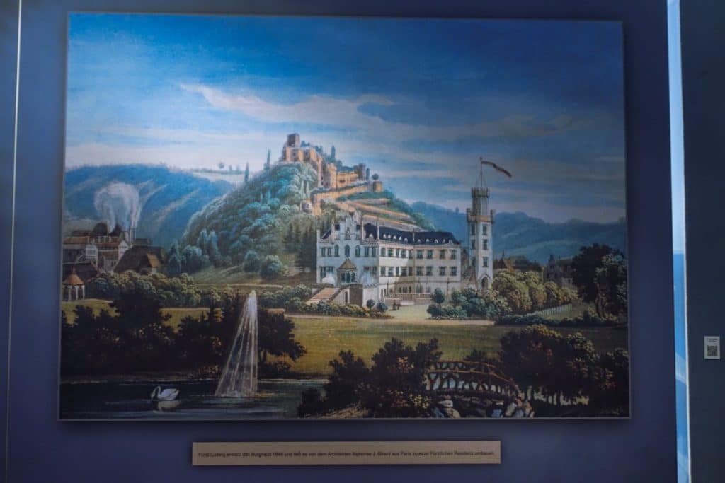 Historische Ansicht Schloss Sayn