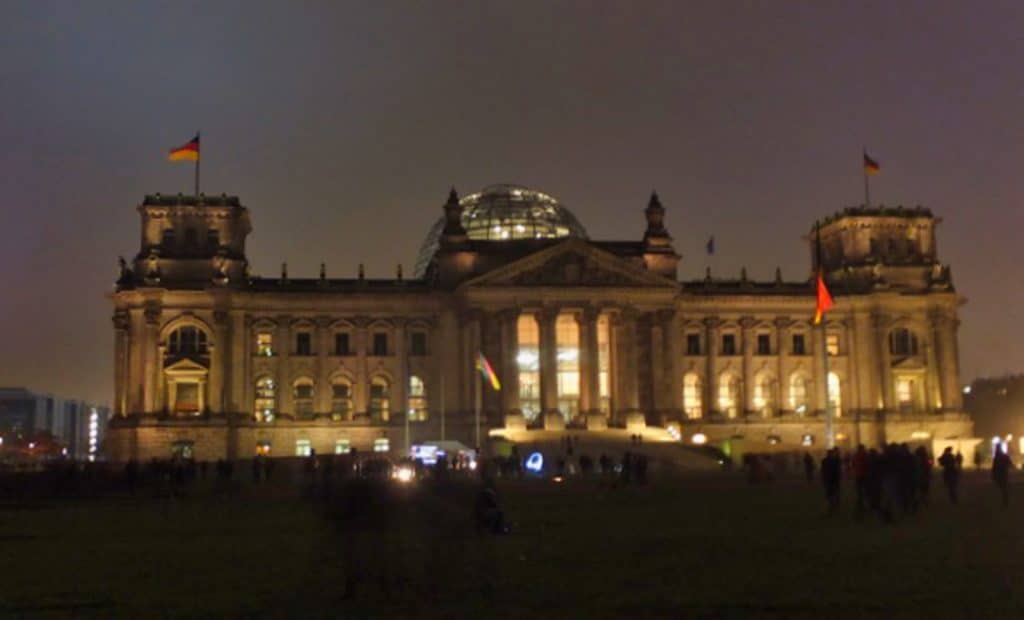 abendlicher Reichstag