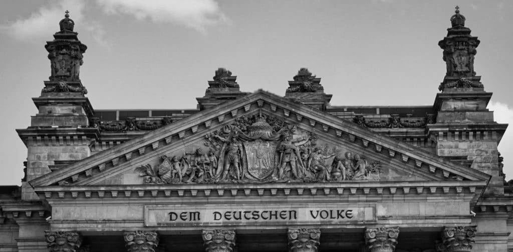 Giebel Berliner Reichstag