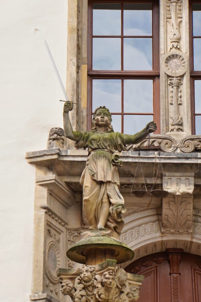 Justitia Rathaus Görlitz