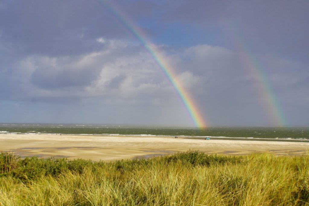 Regenbogen vor Texel