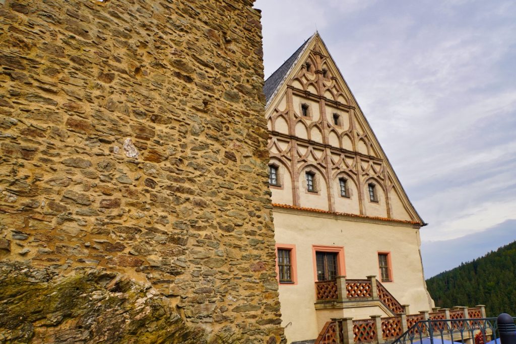 Gebäude in der Burg Scharfenstein