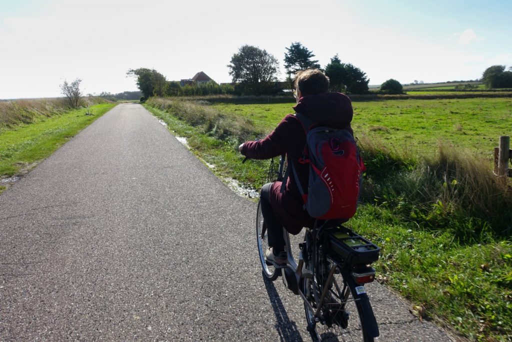einsame Radwege auf Texel