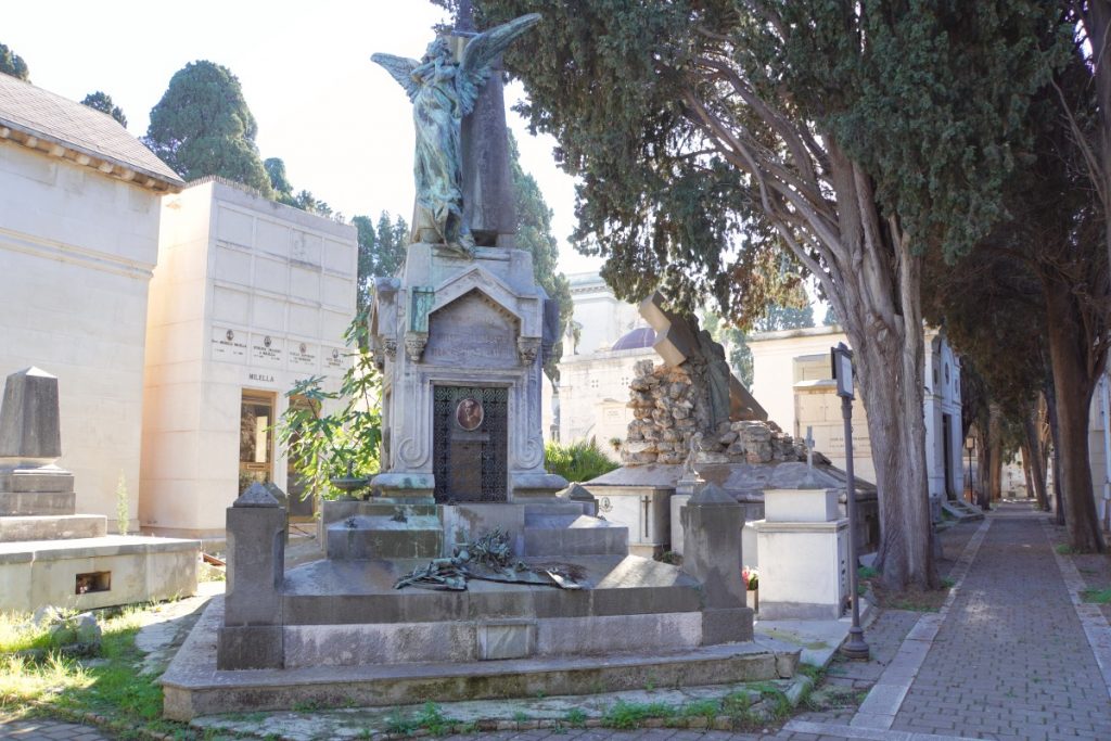 alte Grabstätte Monumentalfriedhof von Bari