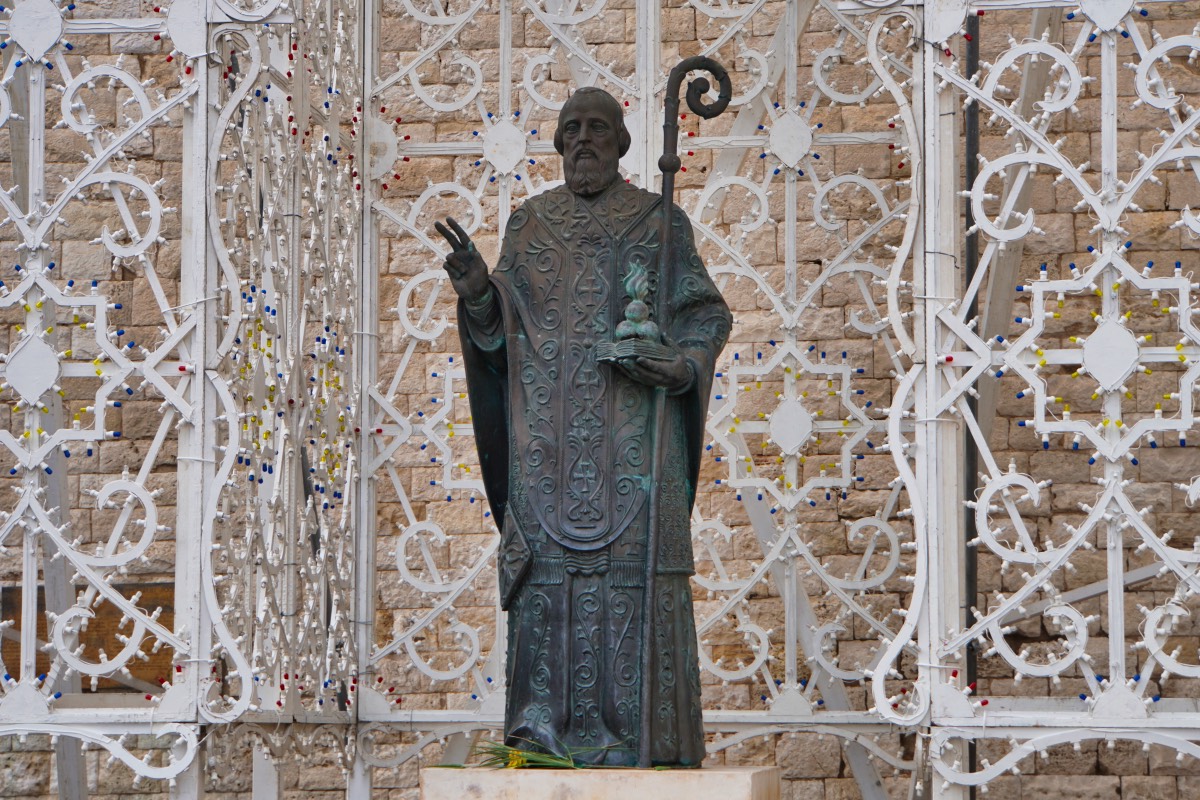 Heiligen Figur in Bari