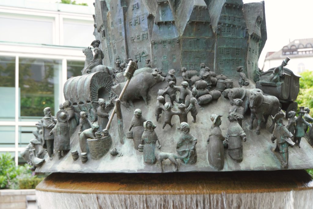 Detailansich des Bürgerbrunnens