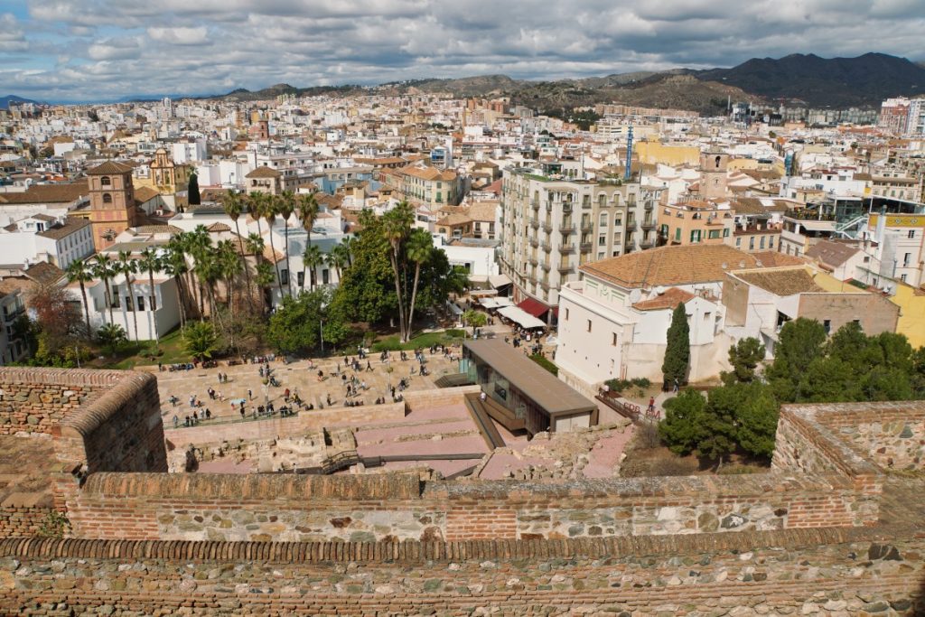 Ausblick von der Alcazaba