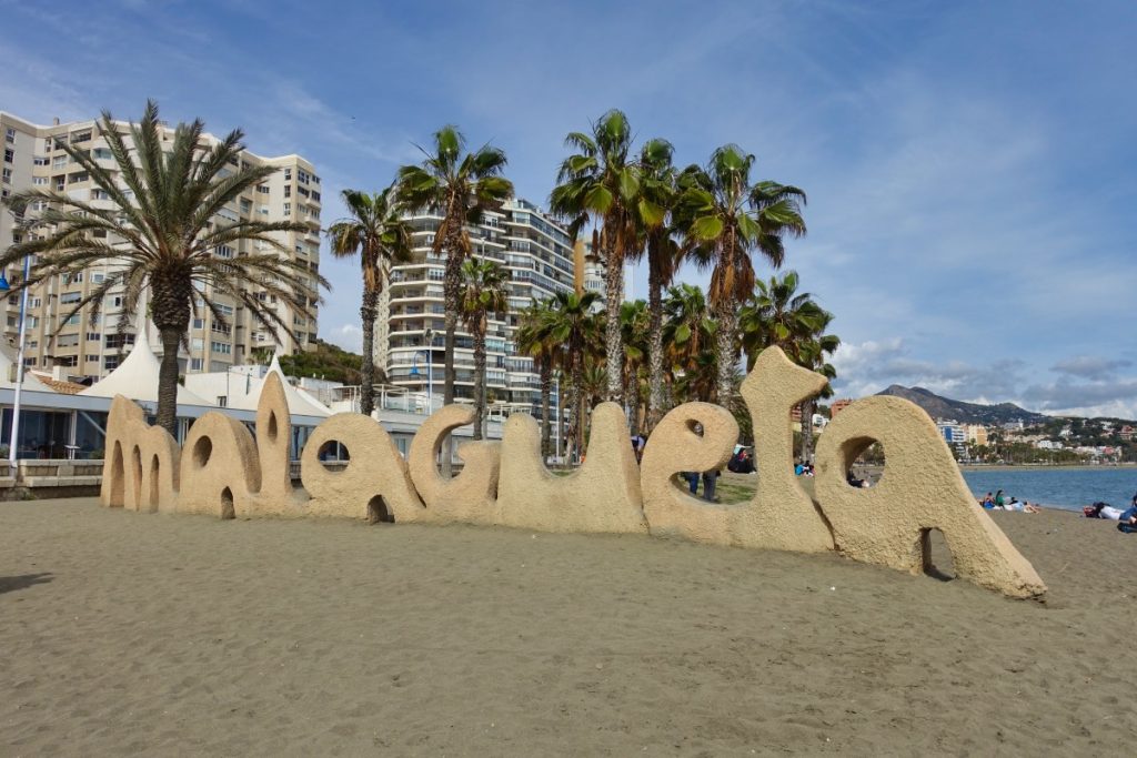 Strand von Málaga