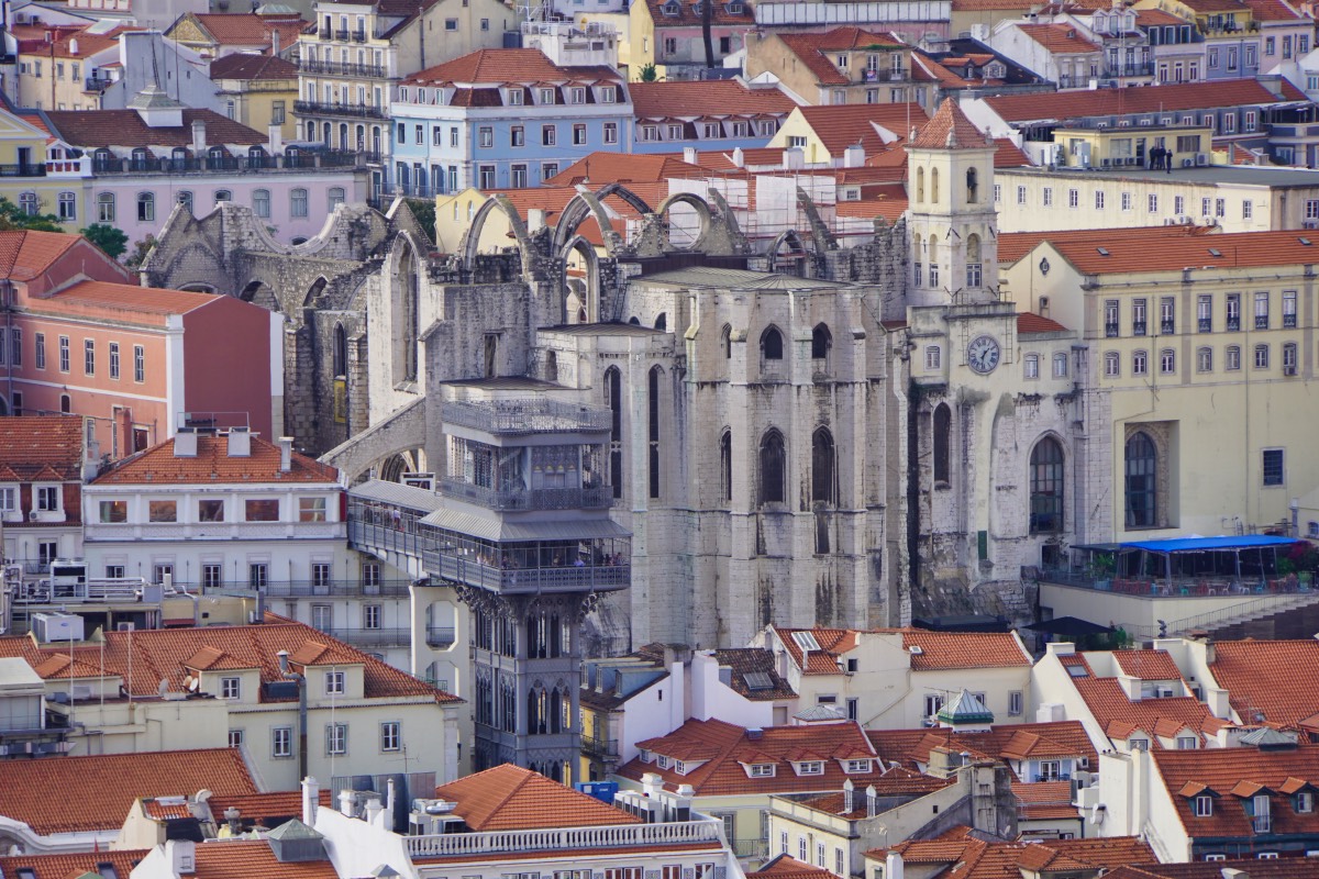 Castelo de São Jorge Aussicht Stadt