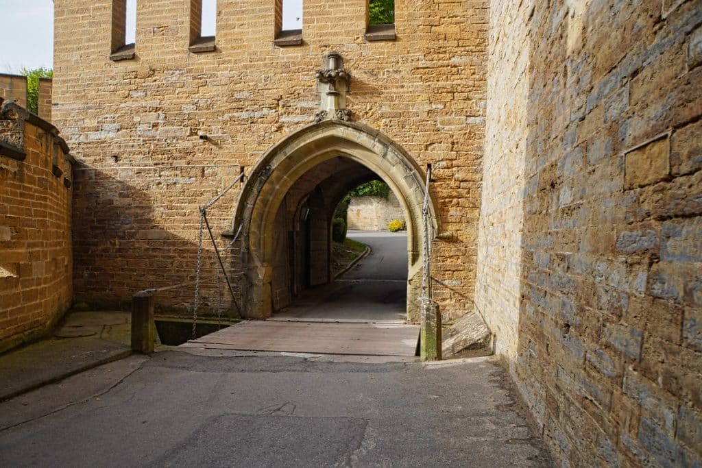 Eingang zur Burg Hohenzollern