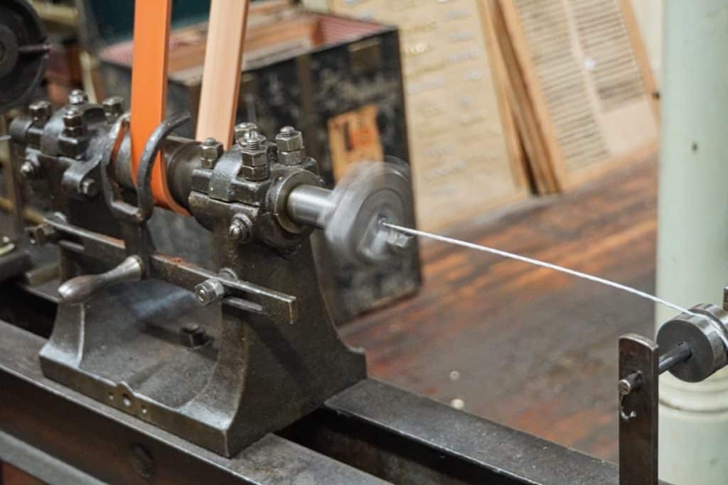 Industriedenkmal Jakob Bengel - Maschine zur Drahtbearbeitung