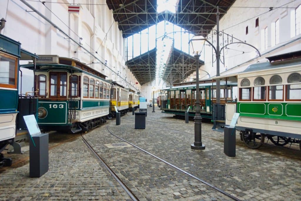 Straßenbahnmuseum in Porto