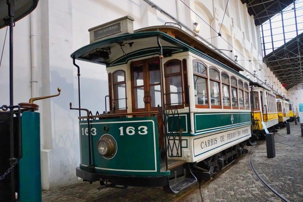 Straßenbahnmuseum in Porto