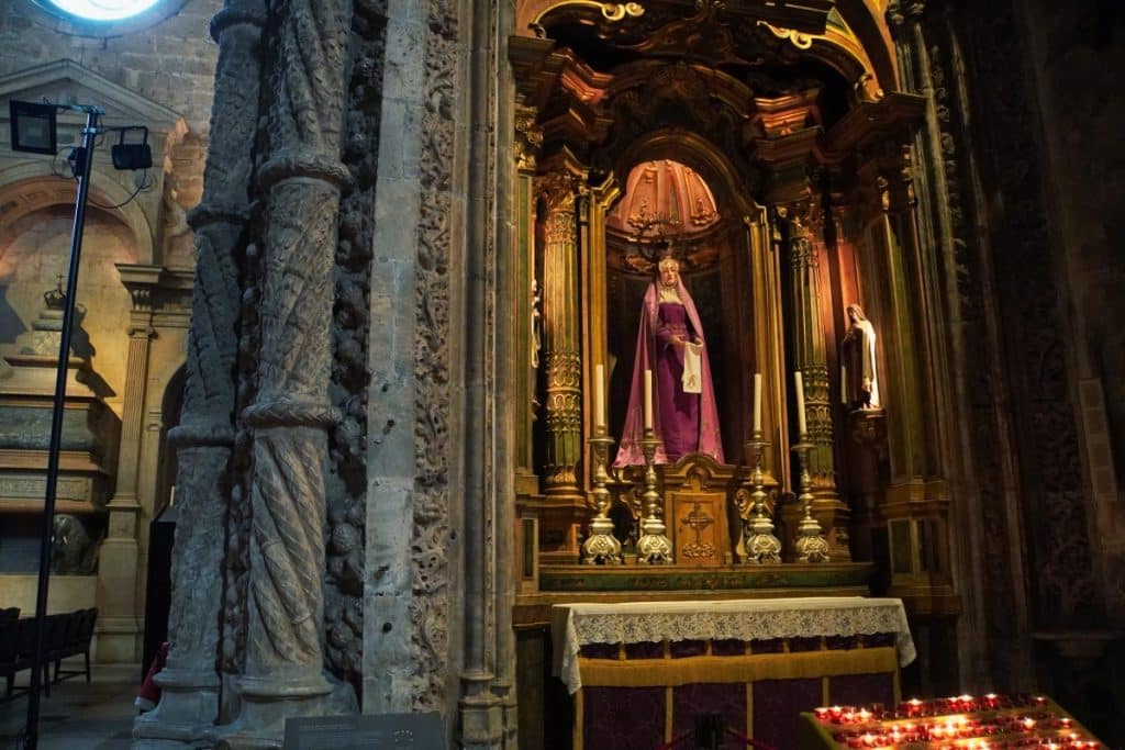 Altar Kirche des Mosteiro dos Jerónimos