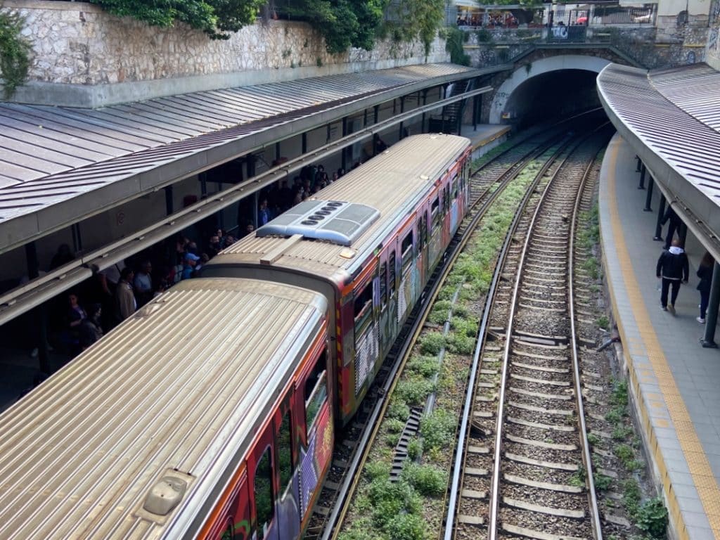 Metro in Athen