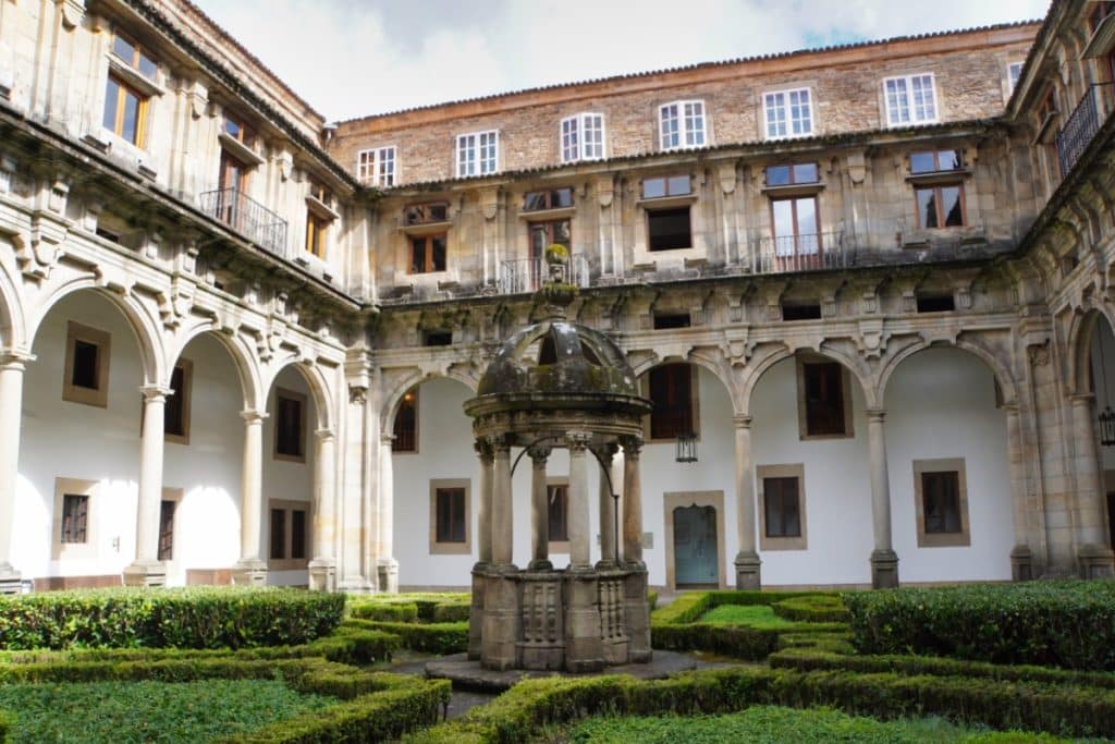 Santiago de Compostela Innenhof im Parador